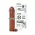 Efectivo: $65.000. FANTASY X-TENSIONS PERFECT 2" EXTENSION WITH BALL STRAP BROWN (19 cm x 4,4 cm) - PD4117-29 - OhYes!