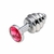 Efectivo: $11.000. STEEL WAVES STRASS ANAL PLUG SMALL (7,4 cm x 2,9 cm) - 1956-53 - OhYes!