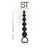 Efectivo: $13.500. ST PLUG ANAL VARITA SILICONE BLACK (33.7 cm x 2.7 cm) - SI052 - comprar online