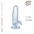 Efectivo: $30.400. ST DILDO TRANSPARENTE JELLY CRISTAL 5 (15 cm x 3.7 cm) - ST-SW-1005 - comprar online