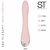 Efectivo: $36.900. ST VIBRADOR RECARGABLE ROSA CRISTAL (20 cm x 3 cm) - ST-TOY-007 - OhYes!