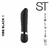 Efectivo: $37.200. ST MINI VIBRADOR RECARGABLE BLACK 1 (2,5 cm x 12 cm) - SWD501 - OhYes!