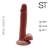 Efectivo: $27.000. ST DILDO REAL COCK 6 MARRON (20 cm x 3,5 cm) - QY-M019 - comprar online