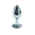 Efectivo: $16.500. STEEL ANAL PLUG WITH STRASS LARGE (9,4 cm x 4,1 cm) - 1956-04 - comprar online