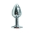 Efectivo: $16.500. STEEL ANAL PLUG WITH STRASS LARGE (9,4 cm x 4,1 cm) - 1956-04