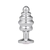 Efectivo: $18.000. STEEL WAVES STRASS ANAL PLUG LARGE (9,4 cm x 3,9 cm) -