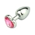 Efectivo: $18.000. STEEL HART STRASS ANAL PLUG LARGE (9,4 cm x 4,1 cm) - 1956-58 - comprar online