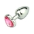 Efectivo: $11.000. STEEL HART STRASS ANAL PLUG SMALL (7 cm x 2,8 cm) - 1956-56 - comprar online