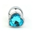 Efectivo: $13.500. STEEL HART STRASS ANAL PLUG MEDIUM (8,3 cm x 3,4 cm) - 1956-57 - tienda online