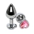 Efectivo: $18.000. STEEL HART STRASS ANAL PLUG LARGE (9,4 cm x 4,1 cm) - 1956-58 - comprar online