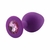 Efectivo: $11.000. SILICONE ANAL PLUG MEDIUM VIOLETA (8,2 cm x 3,4 cm) - 1956-34V - comprar online