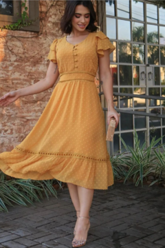 Vestido Luxo Chiffon Devorê - loja online