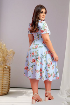 Vestido Decote Princesa Godê - loja online