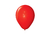 Globo rojo standar 9" x50 - comprar online