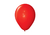 Globo rojo perlado 12" x25 - comprar online