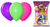 Globo surtido fluo 12" x25