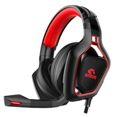 Headset Marvo Pro HG8960 (Ps4 Xbox Pc) Red Led