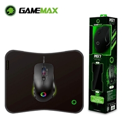 Mouse + Mousepad Gamer Combo Gamemax Mg7 Rgb Óptico Dpis 6b