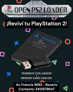 Pendrive 64gb + Memory Card con Opl