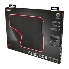 Pad Mouse Trust Gamer Gxt 765 Glide Flex Rgb Led 4 Puertos Usb