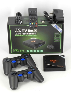 Consola De Juegos Tx9 Pro Con 10398 Juegos Tv Box Hdmi Android 12.1 Convertidor Smart Tv Con Display