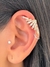 Piercing Fake Sete Fios com Zircônias Folheado a Ouro - comprar online