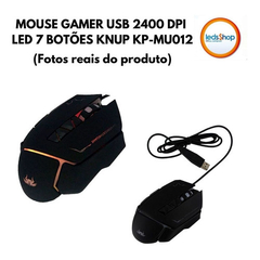 MOUSE GAMER USB LED PARA COMPUTADOR PC NOTEBOOK - MARCA: KNUP REF: KP-MU012 na internet