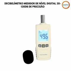 Decibelímetro medidor de nível digital 30-130dB de precisão - Leds Shop