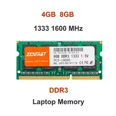 MEMORIA DDR3 1333MHZ 8GB ZENFAST NOTEBOOK na internet