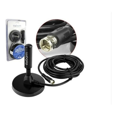 ANTENA DIGITAL AMPLIFICADA HDTV / UHF / VHF INTERNA 4M BASE IMA PROVA D'AGUA 4DBI EXBOM - Leds Shop