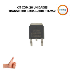 KIT COM 20 Transistor BT136S-600E TO-252 - comprar online