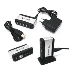 Hub Usb 2.0 Adaptador 7 Portas Pc Notebook 480 Mbps Extensão - Leds Shop