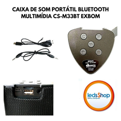 Imagem do CAIXA DE SOM BLUETOOTH MULTIMIDIA EXBOM CS-M33BT