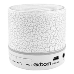 CAIXA DE SOM BLUETOOTH COM ILUMINARIO DE LED RGB EVENTO E FESTA CRACKELADO EXBOM CS-A12BT - comprar online