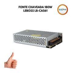 FONTE ALIMENTACAO CHAVEADA MULTIUSO ENTRADA 110/220VAC SAIDA 12VDC 15A MARCA LEBOSS na internet