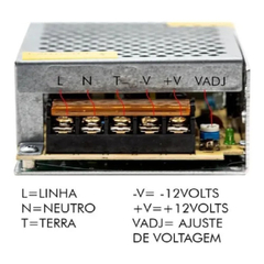 FONTE DE ALIMENTACAO CONVERSOR ELETRICO , MULTIUSO COM ENTRADA 110/220VAC - comprar online