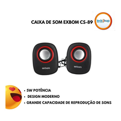 Imagem do CAIXA DE SOM 2.0 PARA PC EXBOM CS-89