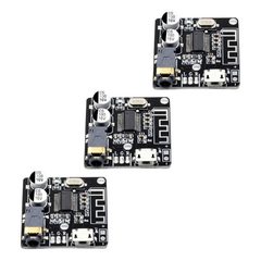 Imagem do 3x Mini Modulo Placa Receptor Bluetooth 5.0 Áudio Mp3