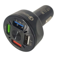 Carregador Veicular Rápido Universal 4 Saída Usb