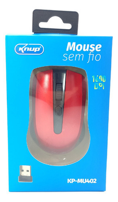 Mouse Sem Fio Knup Ergonômico 1600dpi KP-MU402 - Leds Shop