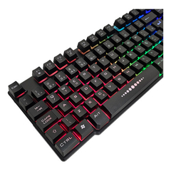 Experiência Gamer Elevada: Teclado Semimecânico Multimídia RGB ABNT2 Exbom BK-151C - Padrão Brasileiro - Leds Shop