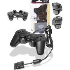 Joystick Controle Ps2 De Video Game Dualshock Kp-gm014 Cor Preto - Leds Shop