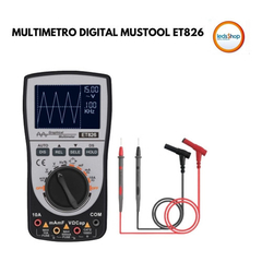 Multímetro Digital Osciloscópio 2 Em 1 Visualiza Sinais - comprar online
