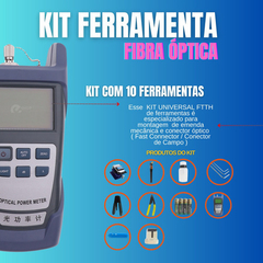 Kit Fibra Óptica Clivador Caneta Laser Localiziador De Falha na internet