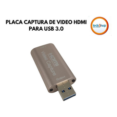 Placa De Captura De Áudio E Vídeo Hdmi Usb 3.0 1080p-- 60fps na internet