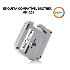 Fita Compatível Brother MK231 M-K231 M231 M-231 para Impressoras PT-70 e PT70 na internet