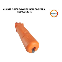 Alicate Inserção De Fêmea Rj45 Punch Down 314b Laranja na internet