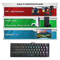 Teclado Gamer Knup KP-TE106