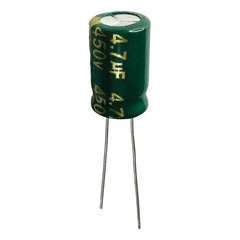 Capacitor Eletrolítico 4,7uf X 450v - 105 Graus kit 50 peças na internet