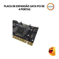 Placa Pci Controladora Raid 4 Portas - loja online